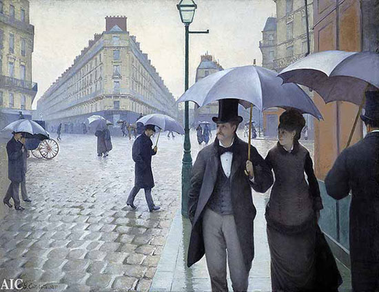 Paris Street; Rainy Day, 1877 by Gustave Caillebotte