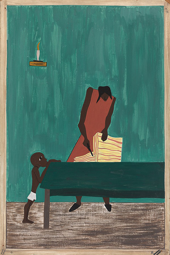 The Migration of the Negro, Panel no. 11 by Jacob Lawrence