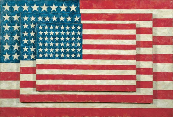 Three Flags by Jasper Johns