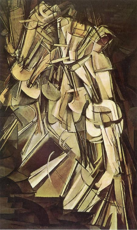 Nude Descending a Staircase (No. 2) by Marcel Duchamp