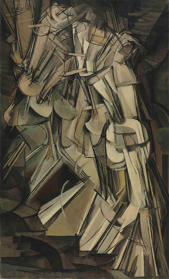 Nude Descending a Staircase (No. 2) by Marcel Duchamp