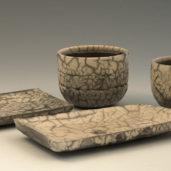 Experimental trays and cups by Ben Stratton