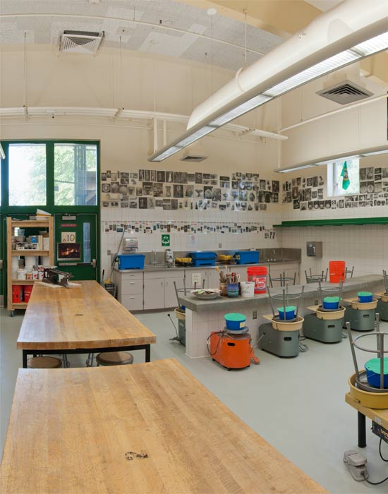Ceramics classroom 2011