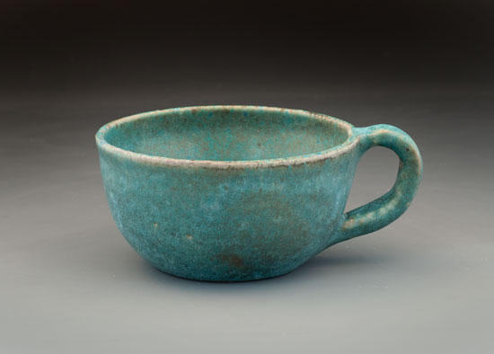 Turquoise cup by E'Lonte Rucker