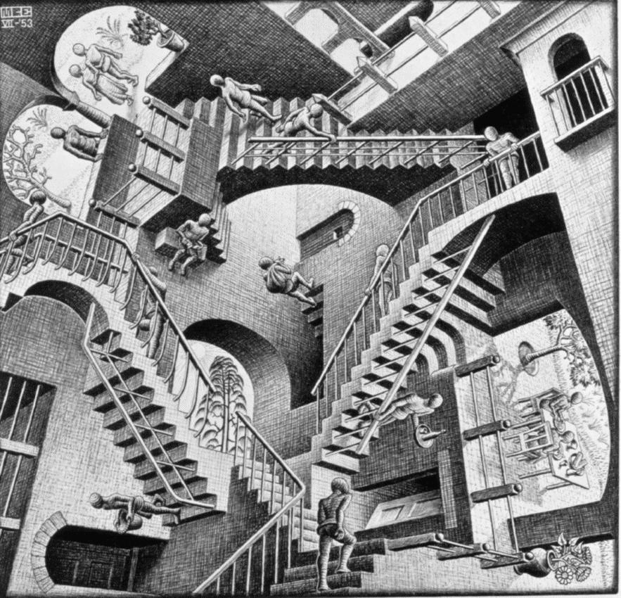 Escher relativity lithograph