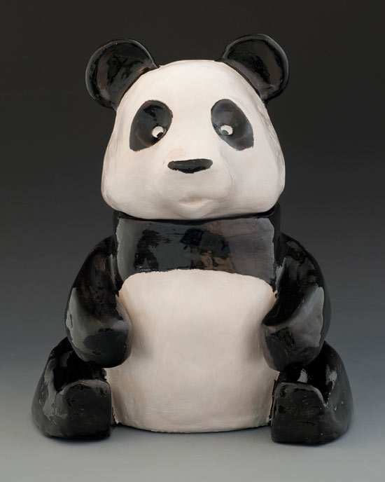 Panda jar by Maddy Austin