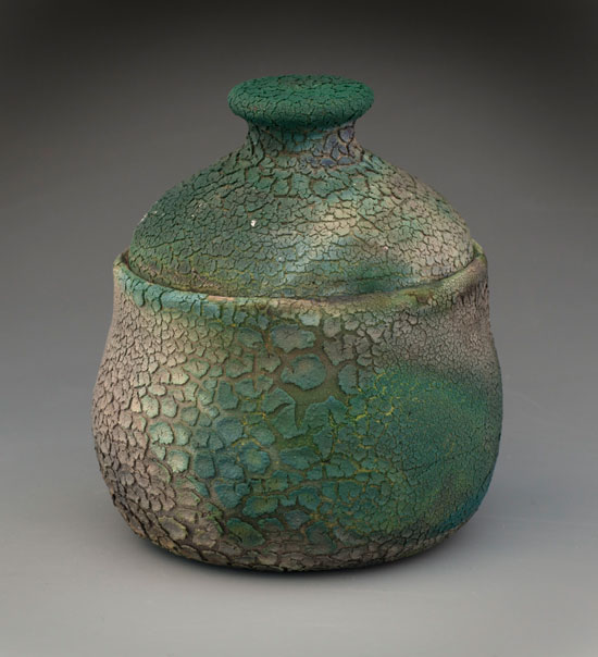 Pot with lid by Sam Miller