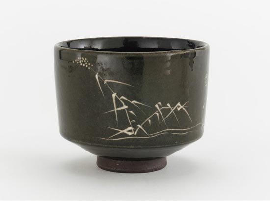 Yatsushiro ware tea bowl