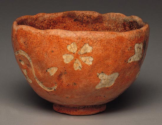Raku Tea Bowl, late Edo period
