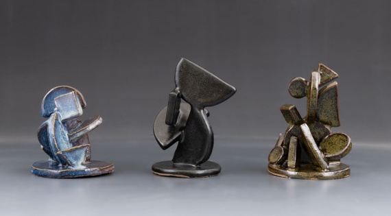 Slab sculptures by Amelia Chmielewska
