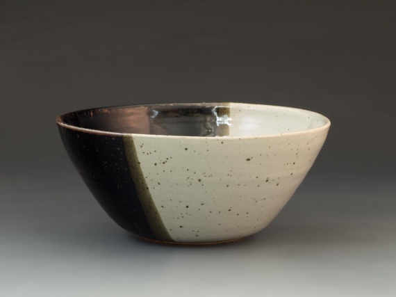 Black and white bowl by Braden Mills