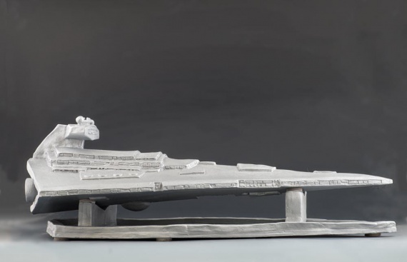 Side view, Imperial Star Destroyer by Cameron Kolesa