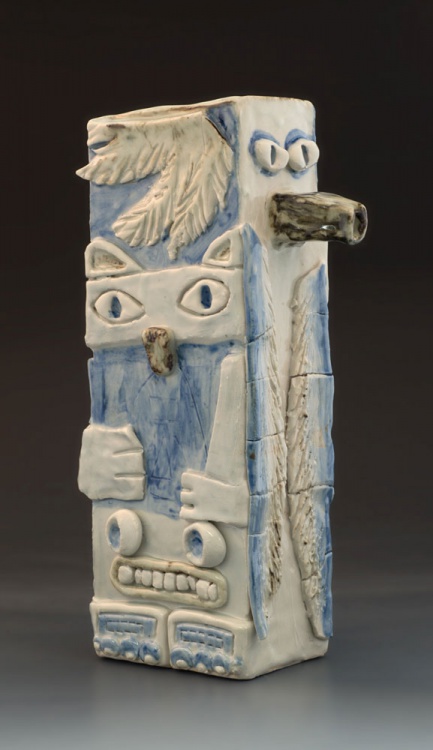 Totem pole box by Maggie Tsang