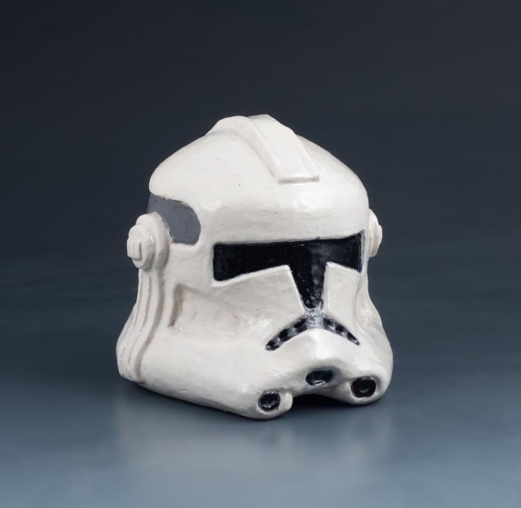 Storm trooper helmet by Quinn McCloskey
