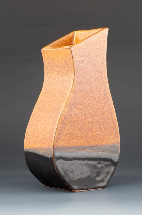 Slab vase by Wyatt Rector