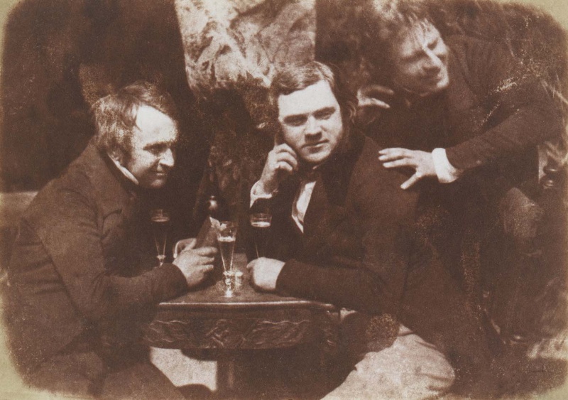 <p><b>David Octavius Hill and Robert Adamson</b>, <i>Edinburgh Ale</i>, 1843-1848. Calotype.</p>