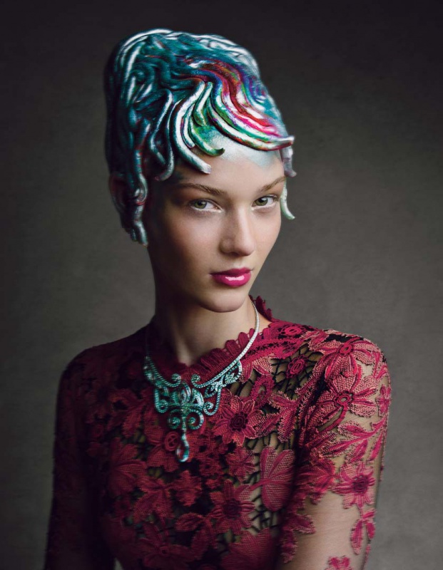 <p><b>Patrick Demarchelier</b><i>Elena Bartels</i> from 'The Icing on the Cake', W, May 2013.</p>
