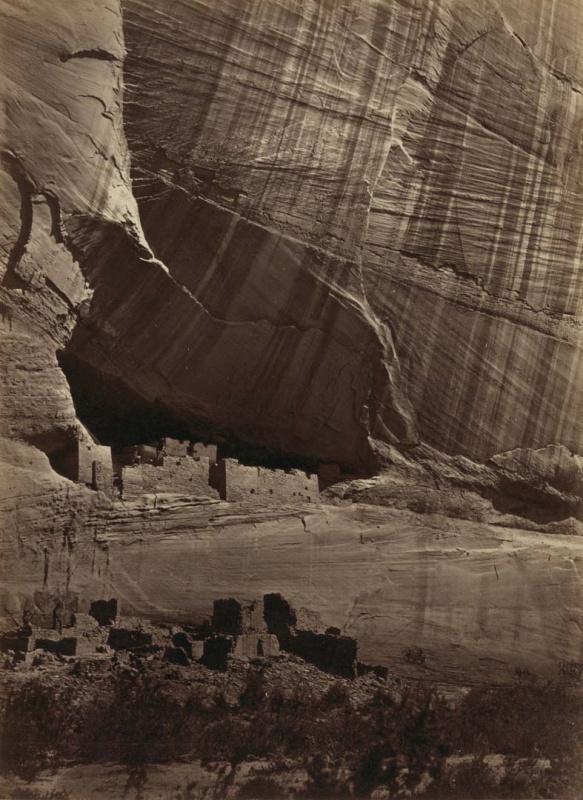 <p><b>Timothy O'Sullivan</b>, <i>Ancient Ruins in the Cañon de Chelle, N.M. (No. 11, Geographical Explorations and Surveys West of the 100th Meridian)</i>, 1873.</p>