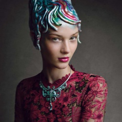 <p><b>Patrick Demarchelier</b><i>Elena Bartels</i> from 'The Icing on the Cake', W, May 2013.</p>