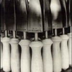 <p><b>Albert Renger-Patzsch</b>, <i>Shoemaking Irons</i>, Fagus Works, Alfeld, 1928.</p>