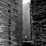 <p><b>Alfred Eisenstaedt</b>, <i>Lumberyard, Seattle, Washington</i>, 1937.</p>