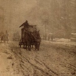 <p><b>Alfred Stieglitz</b>, <i>Winter, 5th Avenue</i>, 1893.</p>