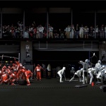 <p><b>Andreas Gursky</b>, <i>F1 Boxenstopp I</i>, 2007.</p>