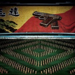 <p><b>Andreas Gursky</b>, <i>Pyongyang ll, Diptychon</i>, 2007.</p>