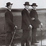 <p><b>August Sander</b>, <i>Young Farmers</i>, 1914.</p>