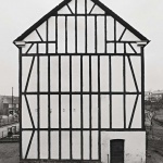 <p><b>Bernd and Hilla Becher</b>, <i>Framework House, Gable Side, Rensdorfstrasse 5, Salchendorf</i>, 1959.</p>