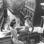 <p><b>Bert Hardy</b>, <i>Sunbathers on a Piccadilly rooftop</i>, 1953.</p>