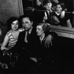 <p><b>Gyula Halász (Brassai)</b>, <i>Happy fellows at the Bal Musette des Quatre Saisons, rue de Lappe</i>, circa 1932.</p>