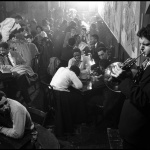 <p><b>Burt Glinn</b>, <i>USA. New York City. 1957. David AMRAM entertains at the Five Spot Cafe.</i></p>
