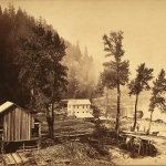 <p><b>Carleton Watkins</b>, <i>[Eagle Creek, Columbia River]</i>, 1867.</p>