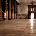 <p><b>Christopher Anderson</b>. ISRAEL. Palestine. 2007. The Door of Humility that leads into the main sanctuary inside the Church of the Nativity.</p>