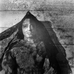 <p><b>Clarence John Laughlin</b>, <i>A Poem of Imprinted Lace, Number Five. A (The) Haunting Gaze. Poem of Lace Shadows. Triumph Over Time</i>, 1973.</p>