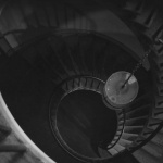 <p><b>Clarence John Laughlin</b>, <i>The Magnificent Spiral, Number Five. The Superb Spitral, Number One</i>, 1947.</p>