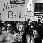 <p><b>Cornell Capa</b>, <i>USA. Upstate New York. 1964. Supporters of Robert KENNEDY give a new definition to "Bobby Soxers" during his Senate campaign.</i></p>