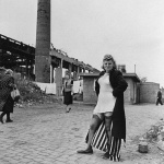 <p><b>David Seymour</b>, <i>West Germany. Essen. 1947. Prostitute near the partially destroyed Krupp factory.</i></p>