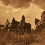 <p><b>Edward S. Curtis</b>, <i>Storm - Apache</i>, 1906.</p>