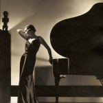 <p><b>Edward Steichen</b>, <i>Black: Model Margaret Horan in a black dress by Jay-Thorpe</i>, Vogue, November 1935.</p>