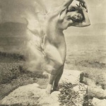 <p><b>Edward Steichen</b>, <i>Wind Fire--Thérèse Duncan on the Acropolis</i>, 1921.</p>