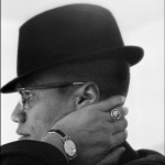 <p><b>Eve Arnold</b>, <i>USA. Illinois. Chicago. Malcolm X during his visit to enterprises owned by Black Muslims</i>, 1962, © Eve Arnold/Magnum Photos</p>