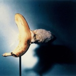 <p><b>Harold "Doc" Edgerton</b>, <i>High-Speed Photography, Bullet and Banana</i>, 1978.</p>