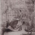 <p><b>Hippolyte Bayard</b>, <i>Portrait of a Young Girl in the Bayard's Garden</i>, 1847.</p>