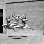 <p><b>Imogen Cunningham</b>, <i>Three Dancers, Mills College</i>, 1929.</p>