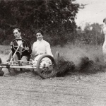 <p><b>Jacques Henri Lartigue</b>, <i>Bobsled race - Zissou and Madeleine Thibault in the bobsled, Mme. Folletête,Tatane & Maman Rouzat</i>, September 20, 1911.</p>