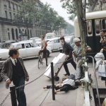 <p><b>Joel Meyerowitz</b>, <i>Fallen Man, Paris, 1967</i>.</p>