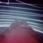 <p><b>Justin Quinnell</b>, <i>boomerang</i>, A pinhole photograph taken with a camera fixed to a boomerang.</p>