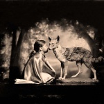 <p><b>Keith Carter</b>, <i>Conversation with a Coyote</i>, 2013.</p>